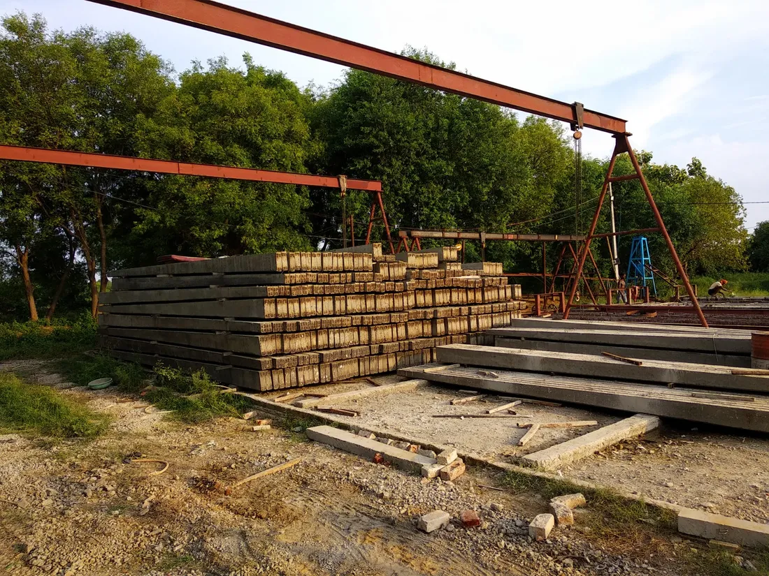 Construction Site — On-site installation